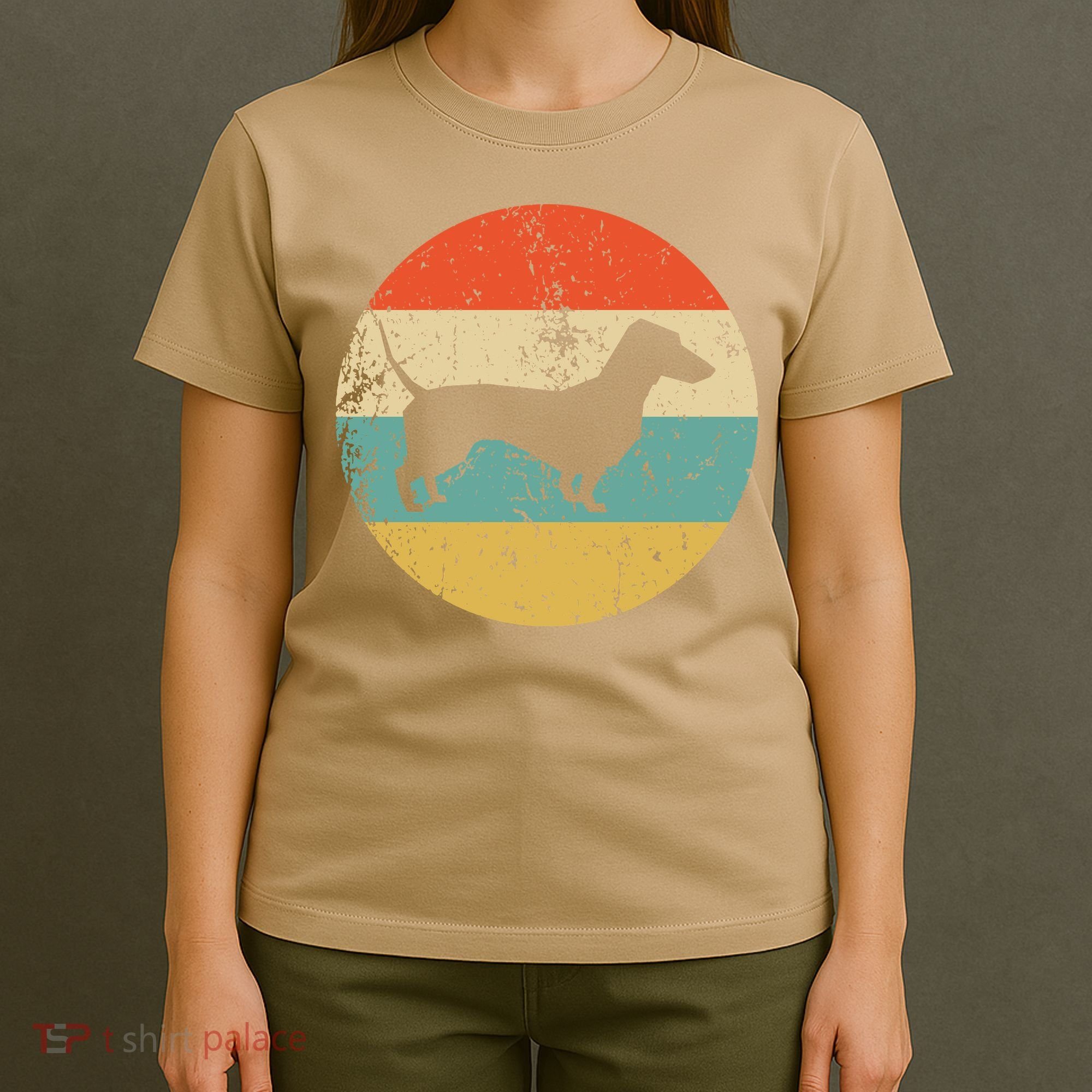 Dachshund Vintage Retro Dachshund Dog T-Shirt