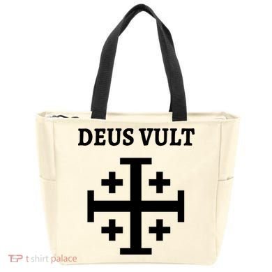 Deus Vult Roman Catholic Tote Bag