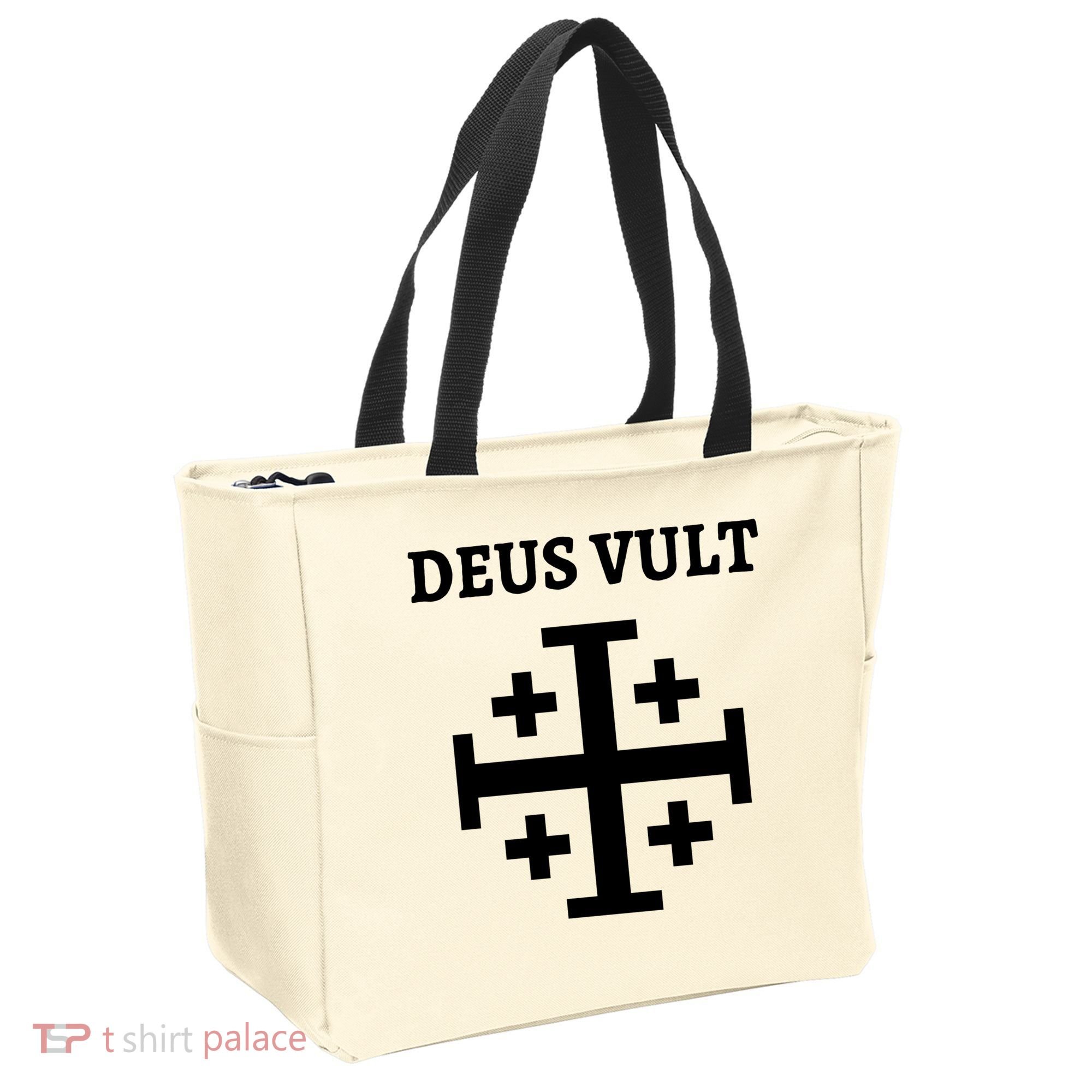 Deus Vult Roman Catholic Tote Bag