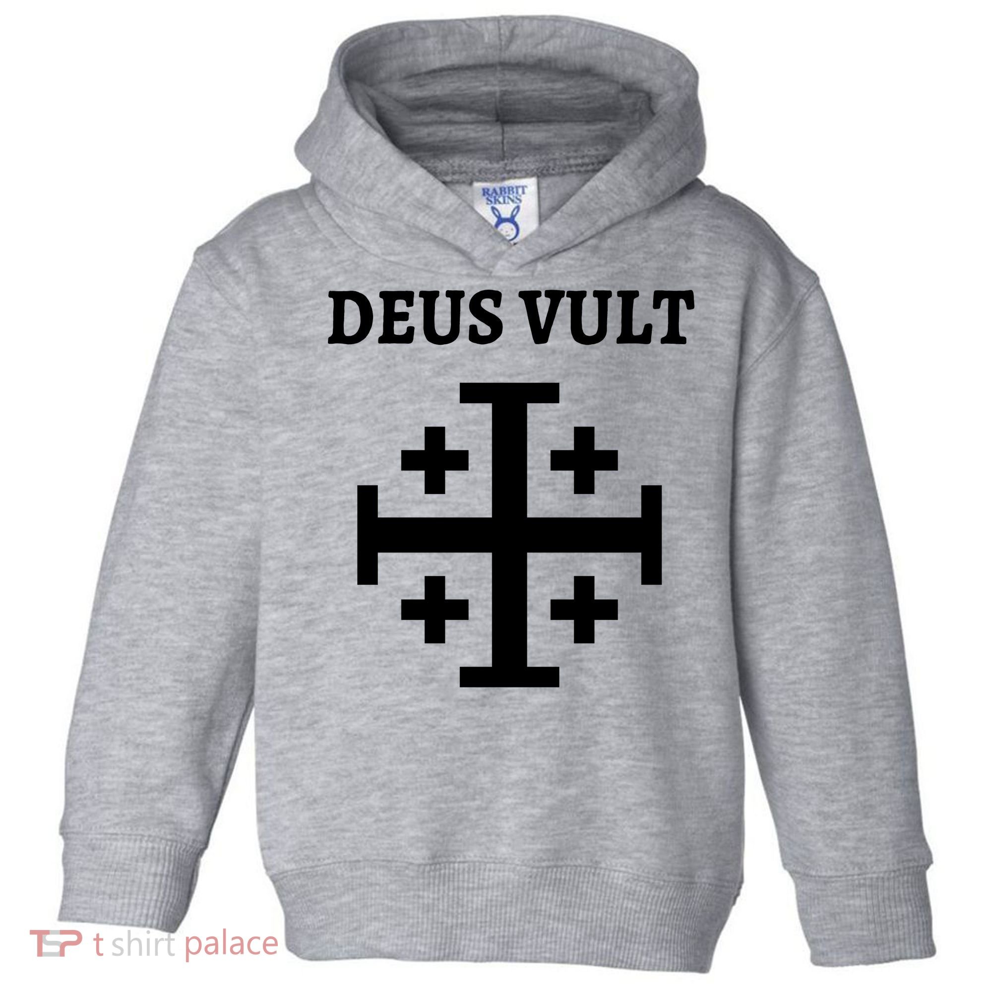 Deus Vult Roman Catholic Toddler Hoodie