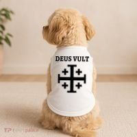 Deus Vult Roman Catholic Doggie Tank thumb 2