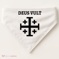 Deus Vult Roman Catholic USA-Made Doggie Bandana thumb 0