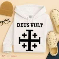 Deus Vult Roman Catholic Hoodie thumb 4
