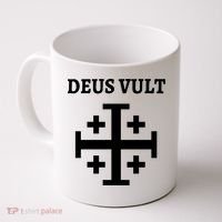 Deus Vult Roman Catholic Coffee Mug thumb 0