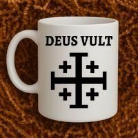Deus Vult Roman Catholic Coffee Mug thumb 2