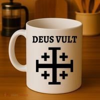 Deus Vult Roman Catholic Coffee Mug thumb 4