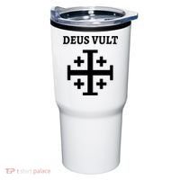 Deus Vult Roman Catholic Tumbler thumb 0