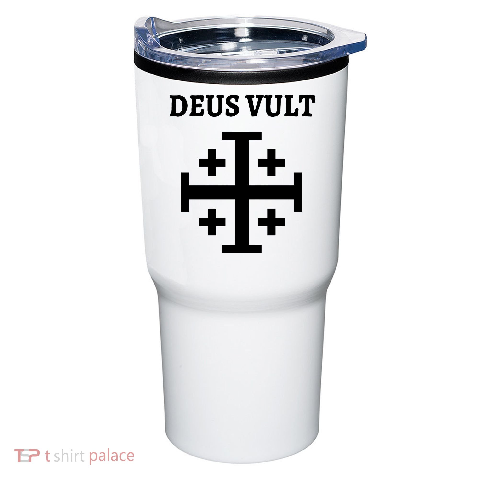 Deus Vult Roman Catholic Tumbler