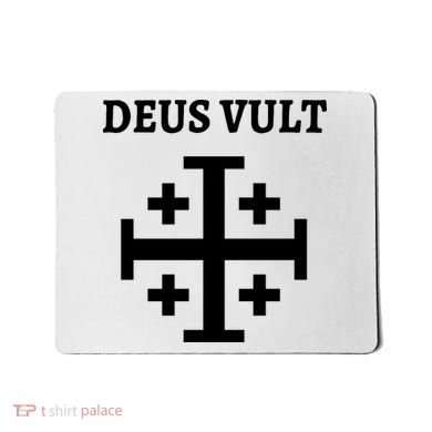Deus Vult Roman Catholic Mousepad