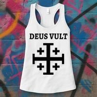 Deus Vult Roman Catholic Women's Tank Top thumb 3