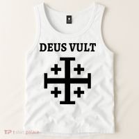 Deus Vult Roman Catholic Tank Top thumb 2