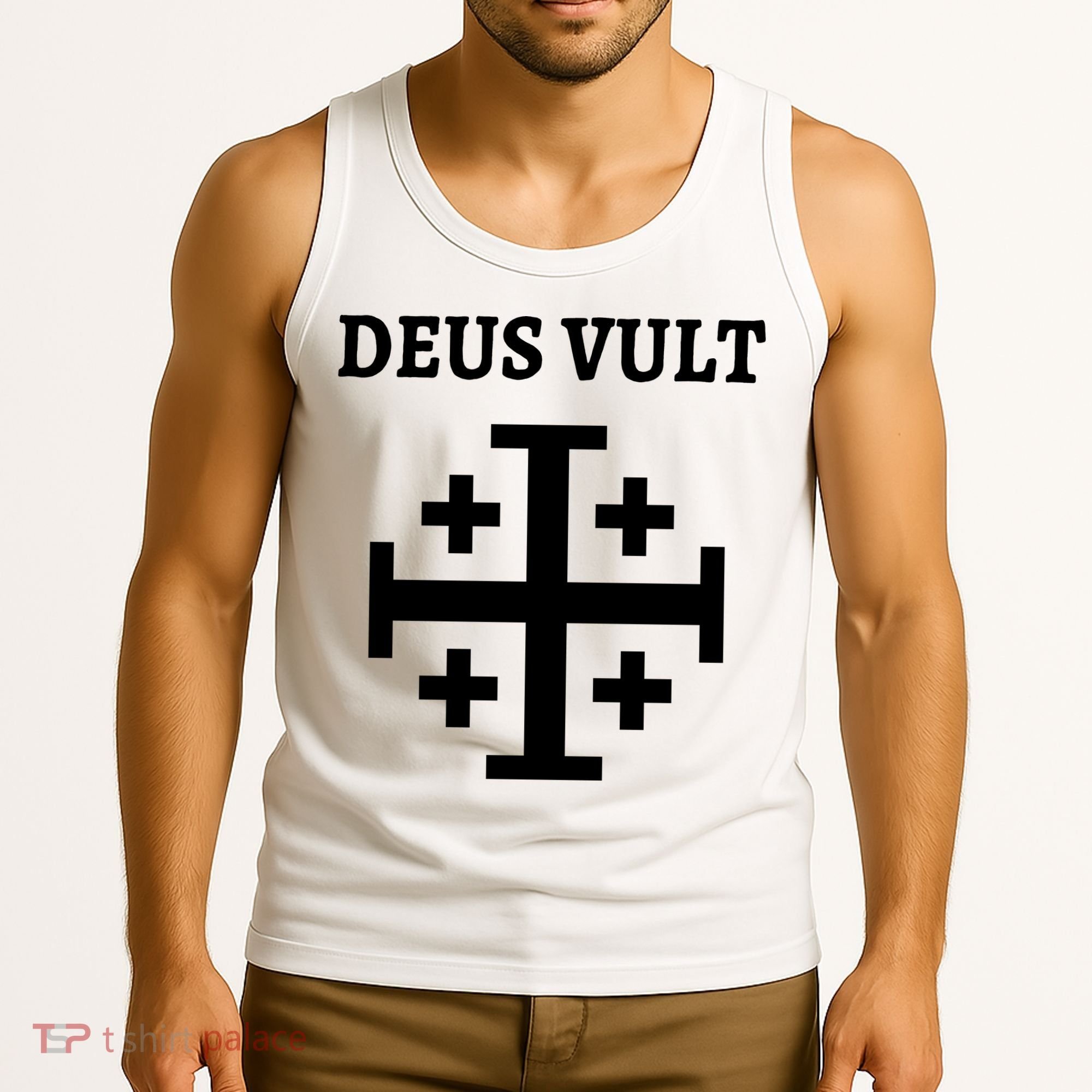 Deus Vult Roman Catholic Tank Top