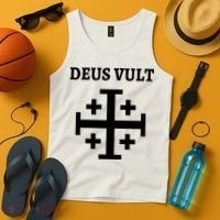 Deus Vult Roman Catholic Tank Top thumb 4