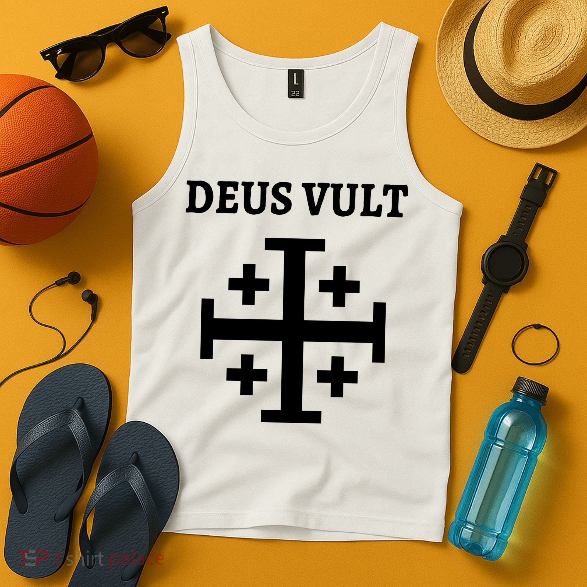 Deus Vult Roman Catholic Tank Top