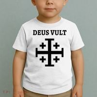 Deus Vult Roman Catholic Toddler T-Shirt thumb 2