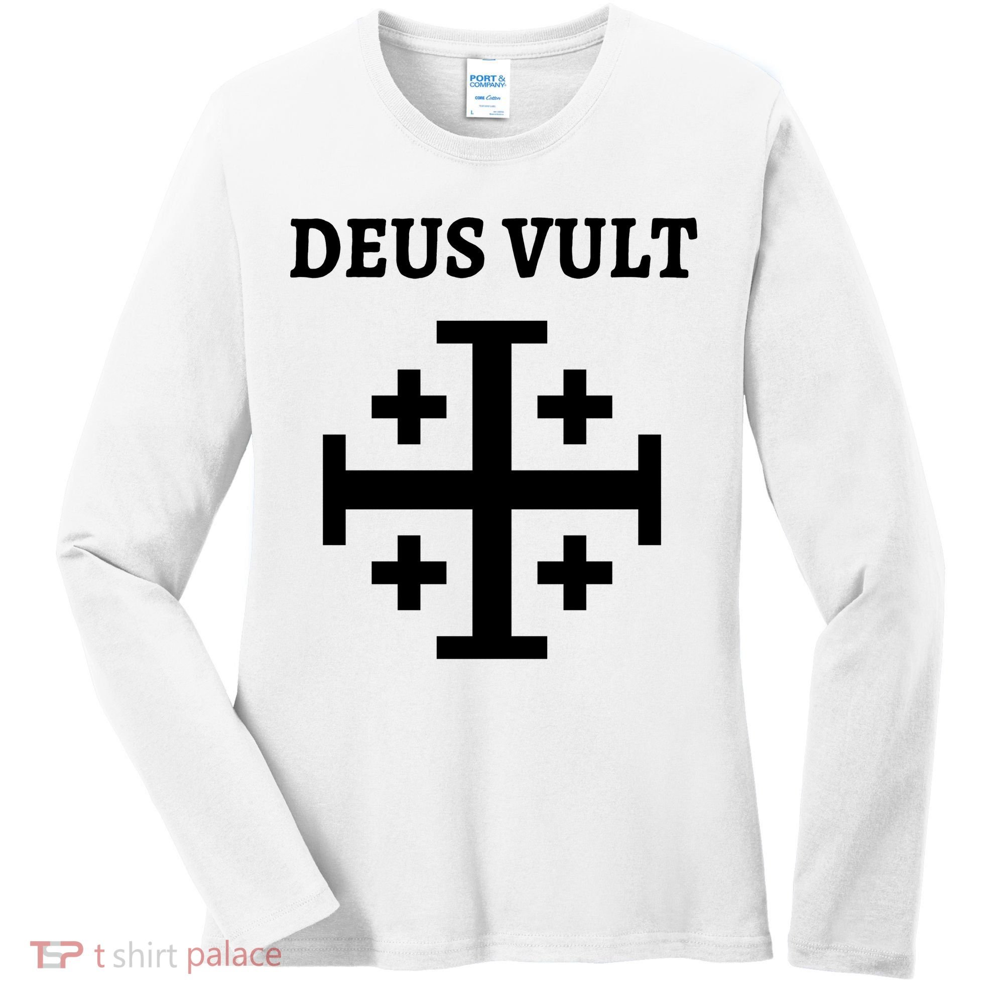 Deus Vult Roman Catholic Women's Long Sleeve Shirt