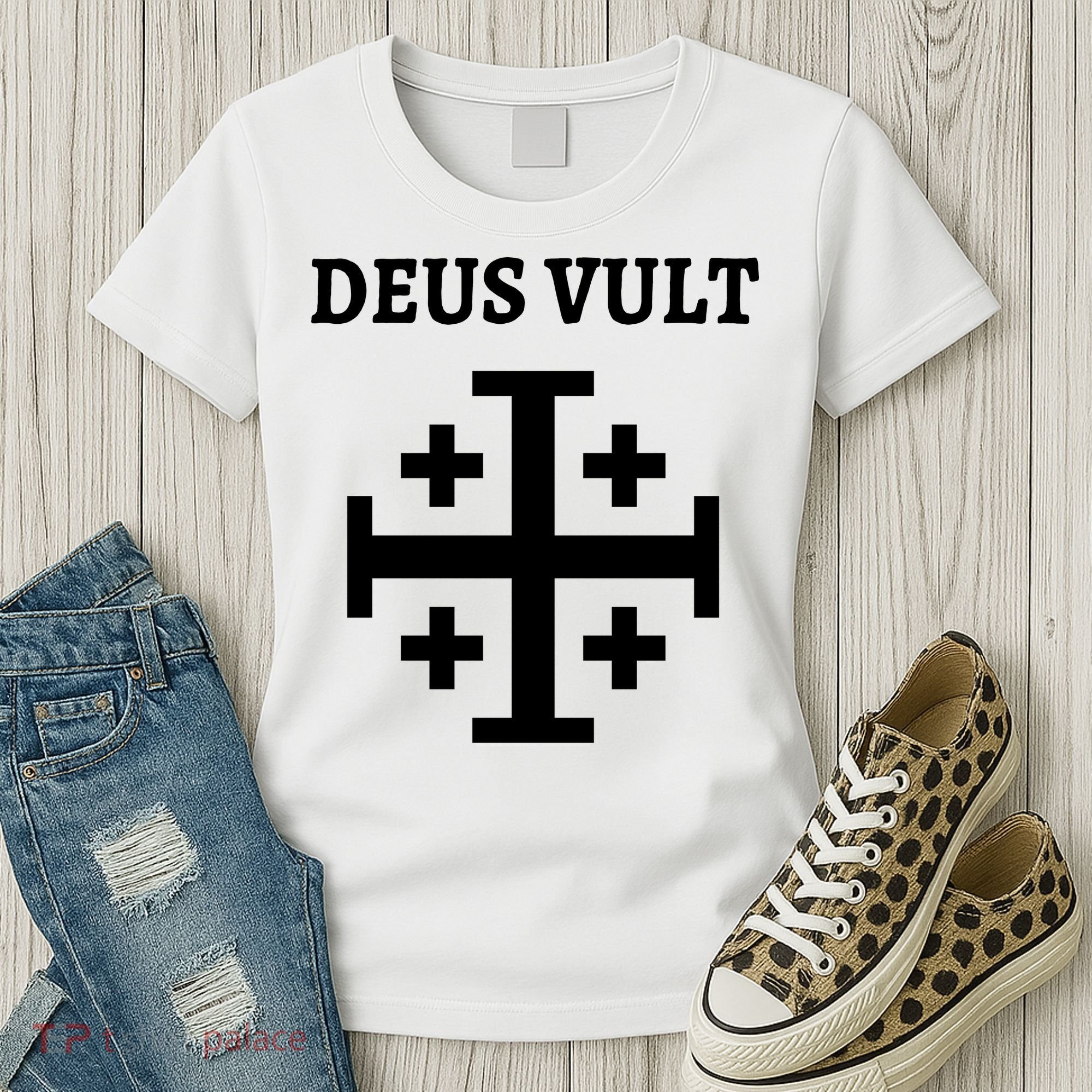 Deus Vult Roman Catholic Women's T-Shirt