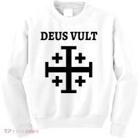 Deus Vult Roman Catholic Kids Sweatshirt thumb 0