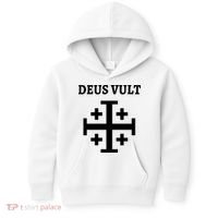 Deus Vult Roman Catholic Kids Hoodie thumb 0