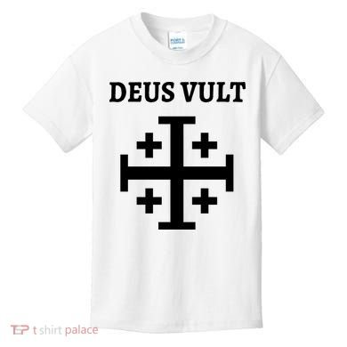 Deus Vult Roman Catholic Kids T-Shirt