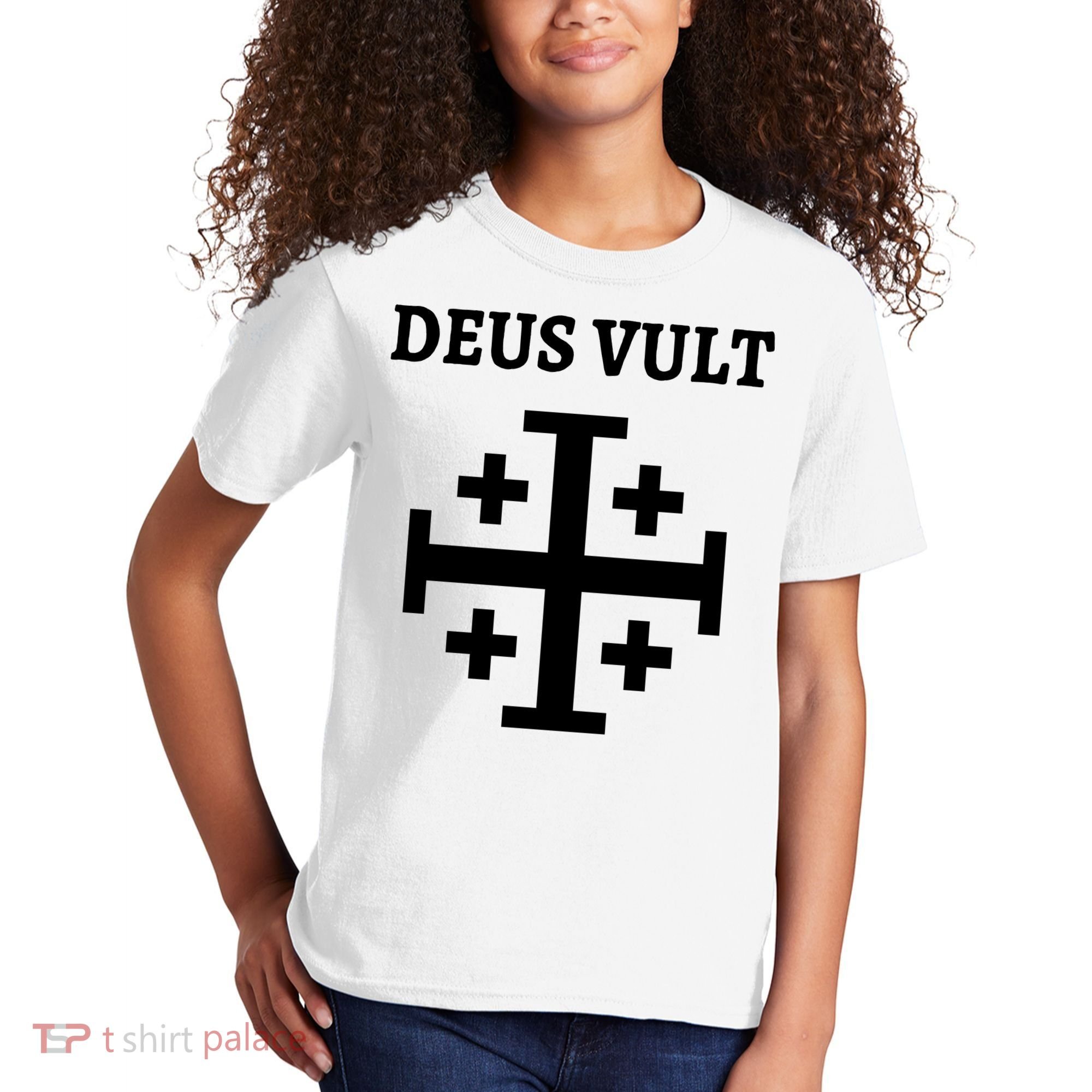 Deus Vult Roman Catholic Kids T-Shirt