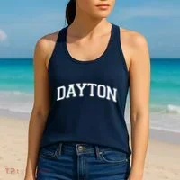 Dayton Varsity Style Logo Women's Tank Top thumb 2
