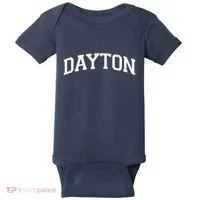 Dayton Varsity Style Logo Baby Bodysuit thumb 0