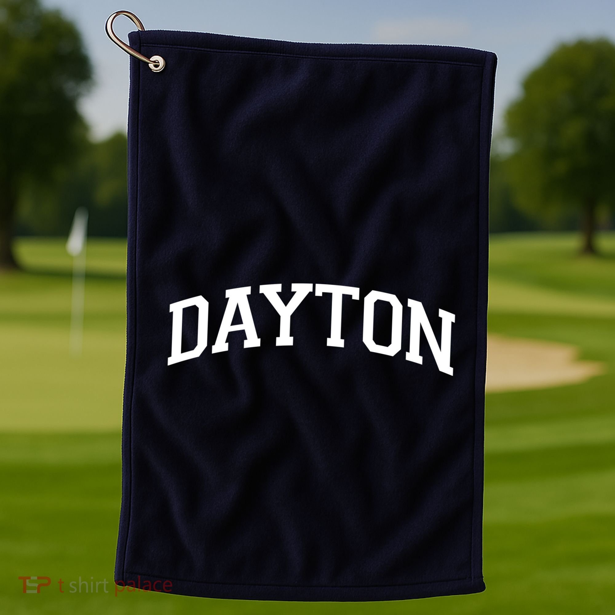 Dayton Varsity Style Logo Golf Towel