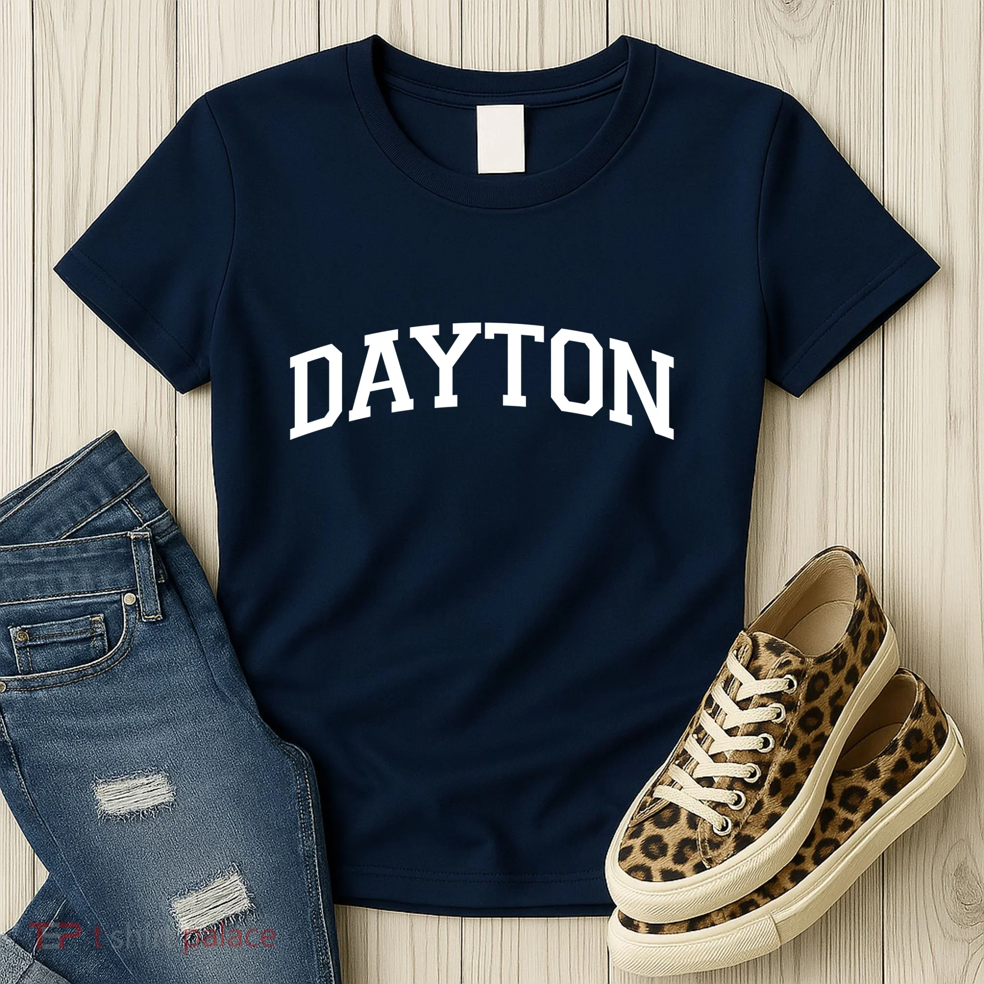 Dayton Varsity Style Logo Women's T-Shirt
