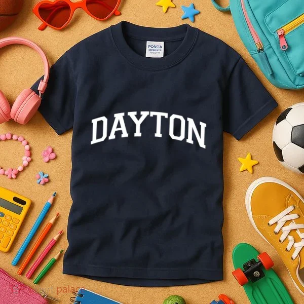 Dayton Varsity Style Logo Kids T-Shirt