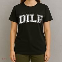Dilf Varsity Style Dad Older More Mature T-Shirt thumb 4