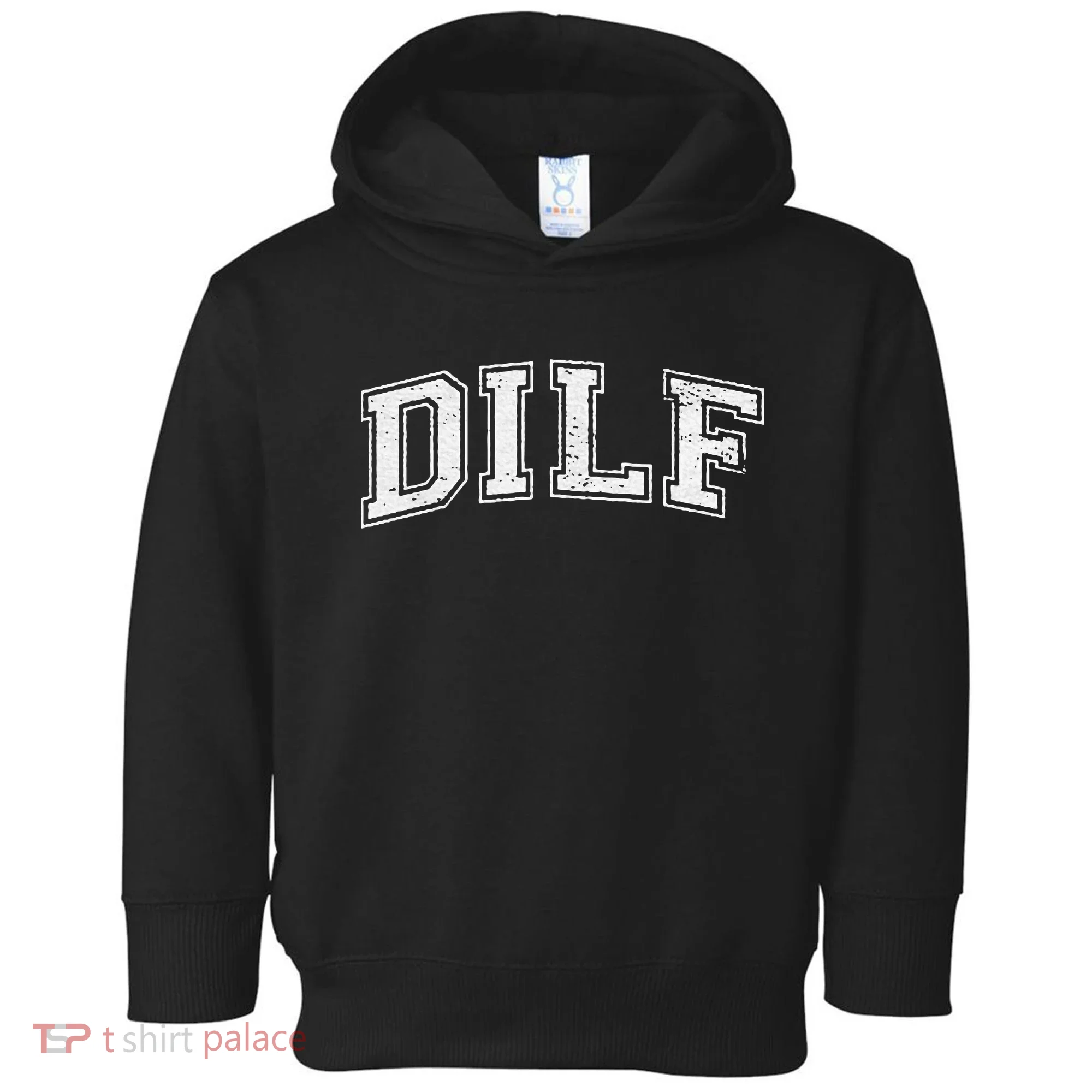 Dilf Varsity Style Dad Older More Mature Toddler Hoodie