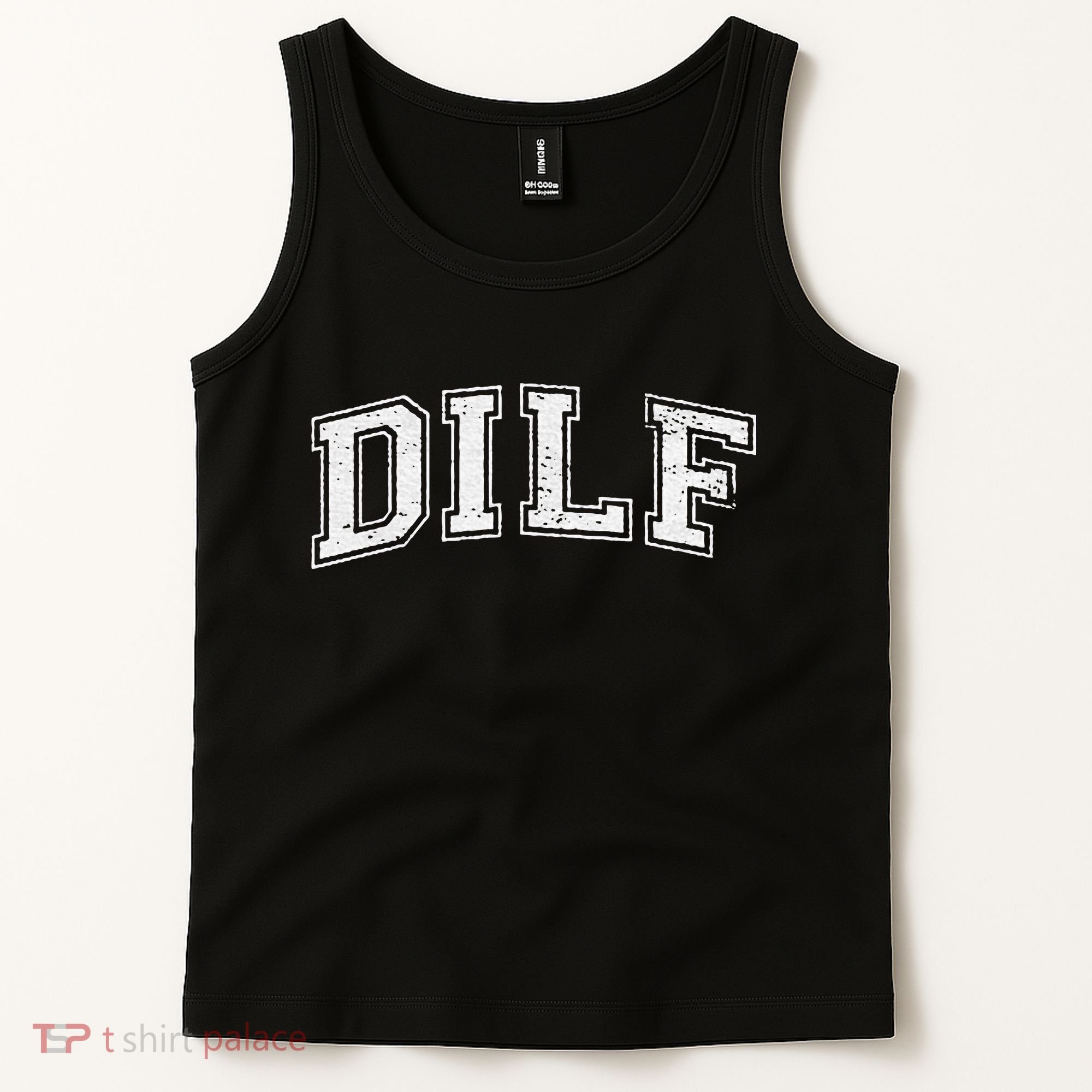 Dilf Varsity Style Dad Older More Mature Tank Top