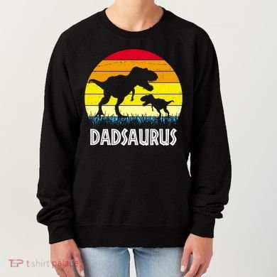 Dadsaurus Vintage Sunset Women's Sweatshirt