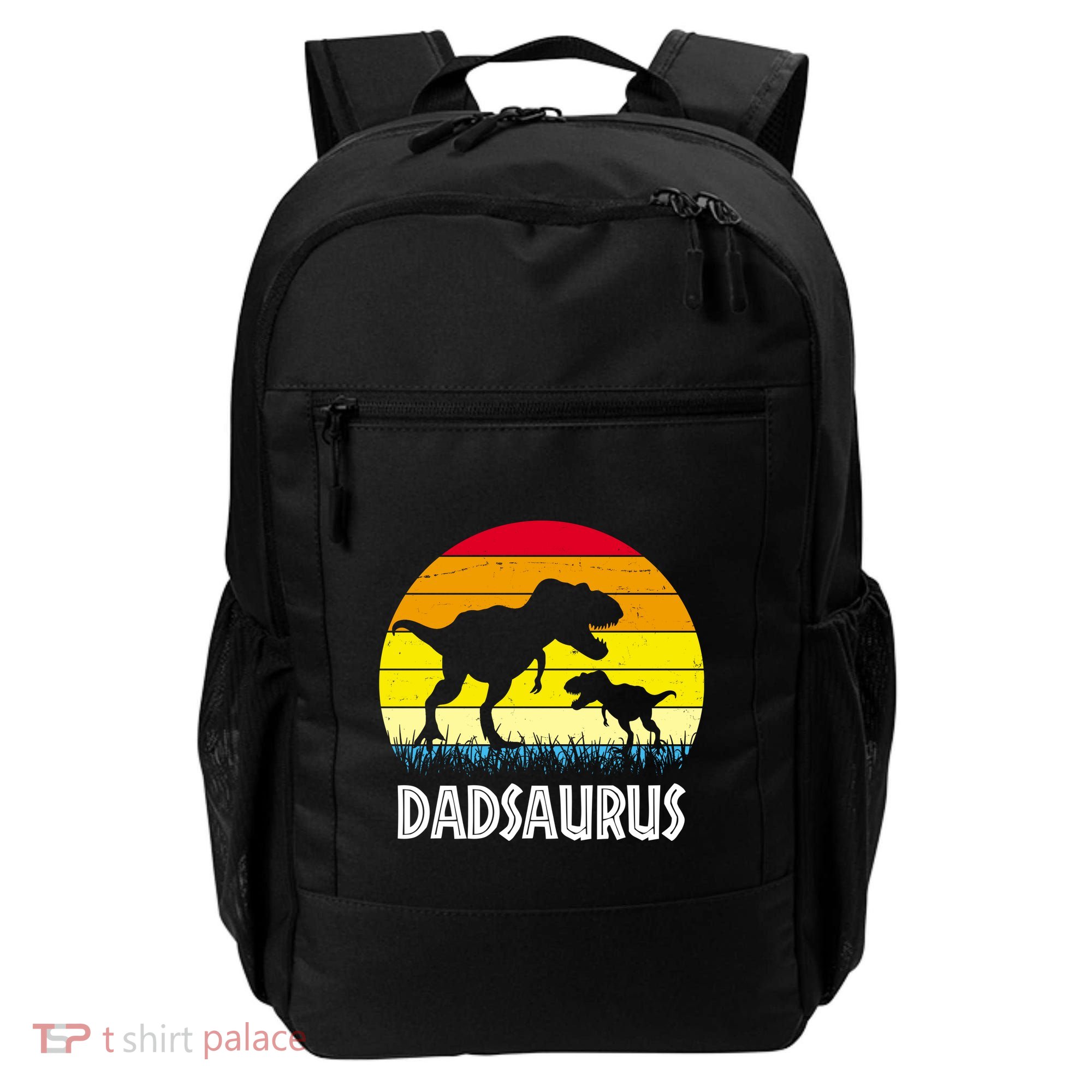 Dadsaurus Vintage Sunset Backpack