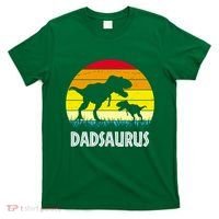 Dadsaurus Vintage Sunset T-Shirt thumb 0