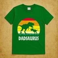 Dadsaurus Vintage Sunset T-Shirt thumb 5