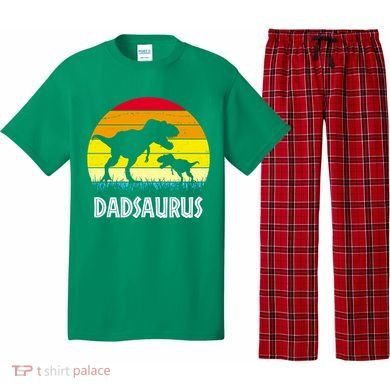 Dadsaurus Vintage Sunset Pajama Set
