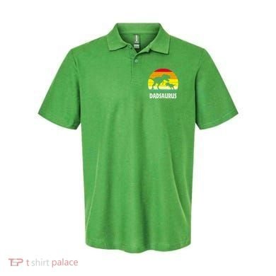 Dadsaurus Vintage Sunset Polo