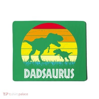 Dadsaurus Vintage Sunset Mousepad