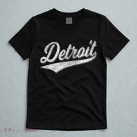 Detroit Varsity Script Classic Sports Jersey Style T-Shirt thumb 5