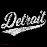 Detroit Varsity Script Classic Sports Jersey Style Women's Hoodie thumb 2