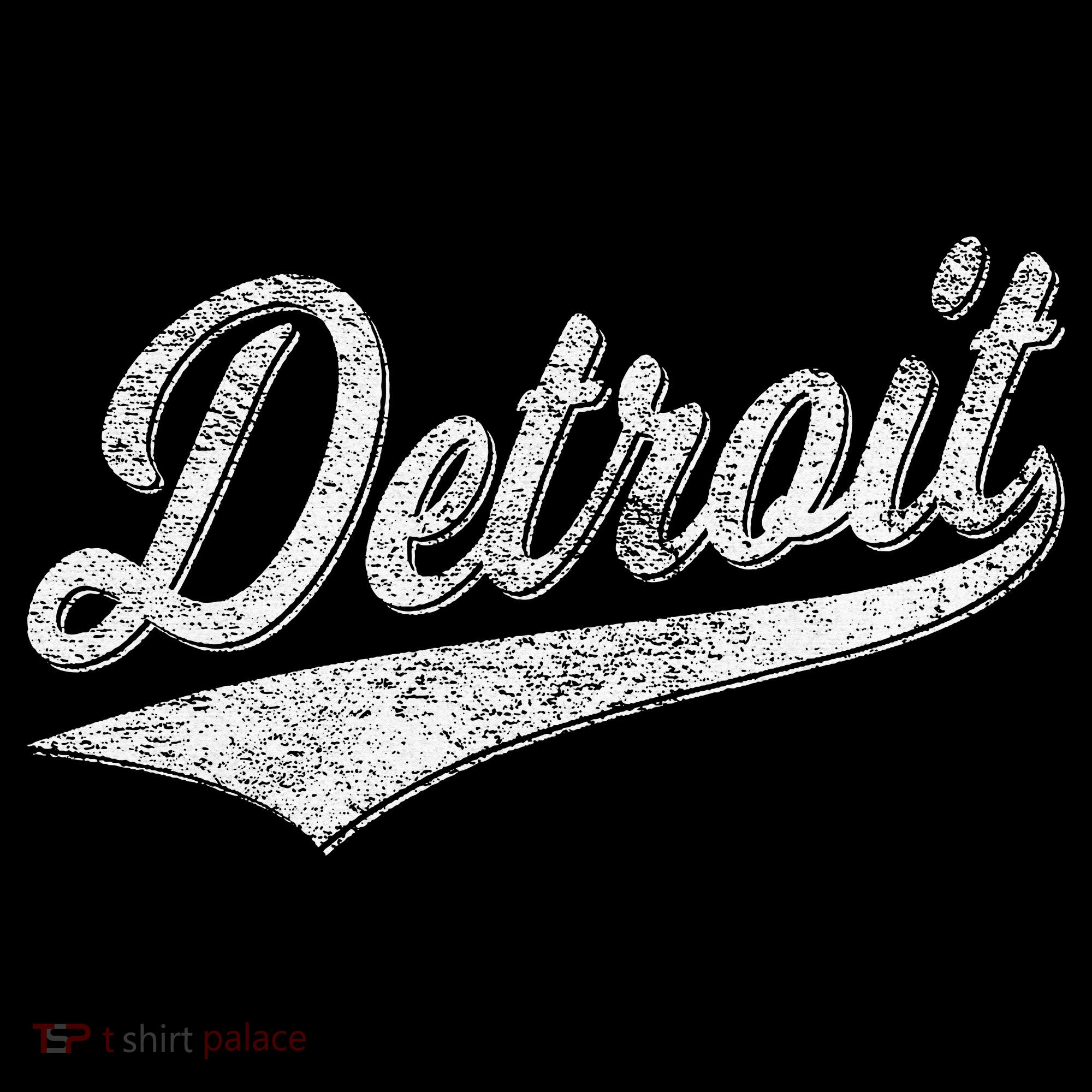 Detroit Varsity Script Classic Sports Jersey Style Mousepad
