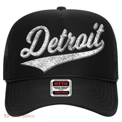 Detroit Varsity Script Classic Sports Jersey Style Hat