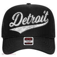 Detroit Varsity Script Classic Sports Jersey Style Hat thumb 0