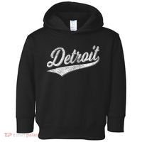 Detroit Varsity Script Classic Sports Jersey Style Toddler Hoodie thumb 0