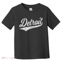 Detroit Varsity Script Classic Sports Jersey Style Toddler T-Shirt thumb 0