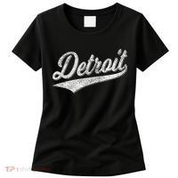 Detroit Varsity Script Classic Sports Jersey Style Women's T-Shirt thumb 0