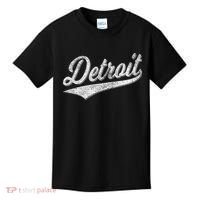 Detroit Varsity Script Classic Sports Jersey Style Kids T-Shirt thumb 0