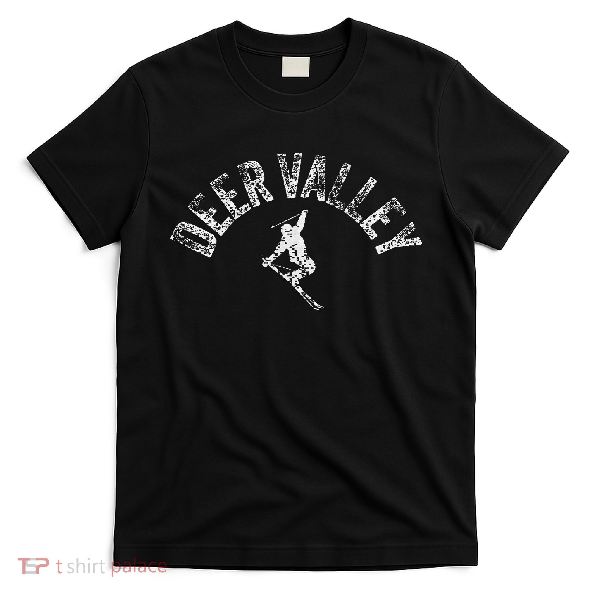 Deer Valley Ski Utah Skiing Cool Valley Skier Gear T-Shirt